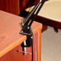 Globe Electric 56963 Metal Clamp - Swing Arm Multi-Joint Desk Lamp, 31.5'', Black