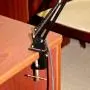 Globe Electric 56963 Metal Clamp - Swing Arm Multi-Joint Desk Lamp, 31.5'', Black Globe Electric 56963 Metal Clamp - Swing Arm Multi-Joint Desk Lamp, 31.5'', Black