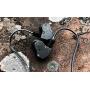 RevoNext QT2 in Ear Monitor Headphones, Triple Driver 2DD+1BA Balanced Armature with Dynamic Metal Shell Noise-Isolating Deep Bass Wired Earbuds with Detachable Cables (Black mic)