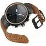 Kartice Compatible with ASUS ZenWatch 3 Band,Vintage Genuine Leather Watch Band Strap Replacement Watchband Metal Clasp Buckle (Brown 14mm)
