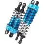 Kuinayouyi Metal Oil Filled Front&Rear Shock Absorber for 1/12 WLtoys 12428 12423 RC Car Crawler Upgrad Part,Blue