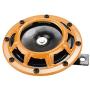 Novelbee 12V 110db Electric Super Horn with Bracket,High Tone and Low Tone Metal Twin Horn Kit for Boat,Car,Truck,Motorcycle (Orange)