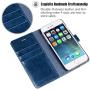 OCASE iPhone 6S Case [Free Screen Protector Included] Leather Wallet Flip Case for iPhone 6 / 6S Devices 4.7 Inch - Blue