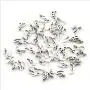WOCRAFT 130Pcs ABC Letter Alphabet Mini A-Z Letter Charms for Personalization Jewelry Making Alphabetic Loose Beads Set DIY Crafts Charms for DIY Necklace Bracelet Set of 5 (10932)