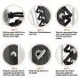 FANLG 4PCS Zero Gravity Chair Replacement Cords, Replacement Laces for Antigravity Chair, Patio Recliners Repair Cord, Bungee Elastic Lounge Chair Cord, Made of Latex, Recliner Replacement Parts-Black FANLG 4PCS Zero Gravity Chair Replacement Cords, Replacement Laces for Antigravity Chair, Patio Recliners Repair Cord, Bungee Elastic Lounge Chair Cord, Made of Latex, Recliner Replacement Parts-Black