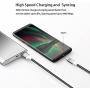 USB to USB C Cable 10ft, Fasgear 2 Pack Long Type C Cable Nylon Braided Fast Charging Compatible with Galaxy Note 8 9 S8/S9/S10/S10+, LG V20/G6 and More (Black,White)