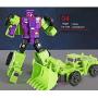 WEIJIANG GT Engineering Devastator Green Combiner 6 in 1 27CM Alloy Metal Toys Action Figure Car Truck Bucket Loader Model Gift for Kids Boys (Green)
