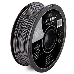 HATCHBOX ABS 3D Printer Filament, Dimensional Accuracy +/- 0.03 mm, 1 kg Spool, 1.75 mm, Silver (3D ABS-1KG1.75-SLV)