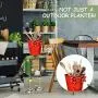 Flower Pot Robot Style Statue Rustic Metal Planter 18.1 Tall, Iron Flower Pot Holder for Plants Indoor Outdoor Lawn Home Office - Unique Housewarming Gift (Marry) Flower Pot Robot Style Statue Rustic Metal Planter 18.1 Tall, Iron Flower Pot Holder for Plants Indoor Outdoor Lawn Home Office - Unique Housewarming Gift (Marry)