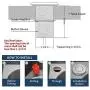 Garbage Disposal Air Switch Kit Sink Top Waste Disposal Long Stainless Steel On/Off Air Button Food and Waste Disposals Part by Etoolcity Garbage Disposal Air Switch Kit Sink Top Waste Disposal Long Stainless Steel On/Off Air Button Food and Waste Disposals Part by Etoolcity