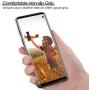 Galaxy S10 Case, LOHASIC Luxury Leather Slim Fit Soft Flexible PU Coated Gunmetal Electroplated Bumper Grip Scratch Resistant Protective Cover Cases for Samsung Galaxy S10 (2019) - Black