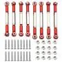 ShareGoo 8PCS Metal Pull Rod Steering Servo Link Linkages Arm Tie Rod Ends Connector for WPL B14 C14 C24 C-14K C-24K MN-90 MN-91 MN-45 MN-96 MN-99 1/16 RC Car ShareGoo 8PCS Metal Pull Rod Steering Servo Link Linkages Arm Tie Rod Ends Connector for WPL B14 C14 C24 C-14K C-24K MN-90 MN-91 MN-45 MN-96 MN-99 1/16 RC Car