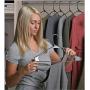 Sharpty Plastic Clothing Notched Hangers Ideal for Everyday Standard Use, (Black, 20 Pack)