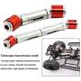 CfoPiryx Front Drive Shaft Prop Shaft Assembly,Axial Replacement Parts Drive Shaft Metal 1:10 RC Crawler Toy for 1/10 RC Rock Crawler Cars SCX10 D90 90021 90028CVD