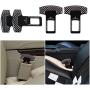 Car Seat Belt Plugs, Car Seat Belt Clips, Car Seat Belt Silencers Metal Tongue, Car Metal Seat Belt Clips Suitable For Most Vehicles(Black)