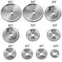 VEVOR 10PCS Metal Lathe Gears, Precise Mini Lathe Replacement Gears, Change Gear with Lathe Belt, Metal Gear Set 2x80T, 2x60T, 2x50T, 1x45T, 2x40T, 1x30T for CJ0618 Mini Lathes & Milling Machines