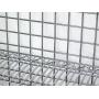 24'' Deep x 60'' Wide x 63'' High Chrome Security Cage with 4 Interior Shelves