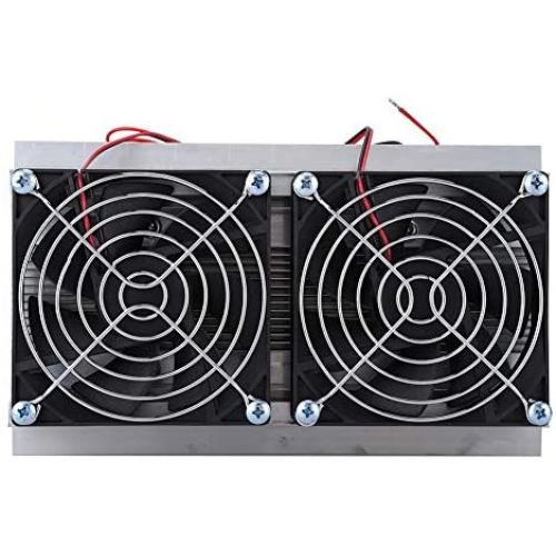 Diyeeni Semiconductor Cooler 140 W Thermoelectric Semiconductor Cooler Refrigeration Cooling Fan Heat Sink System Kit for DIY semiconductor Refrigeration System