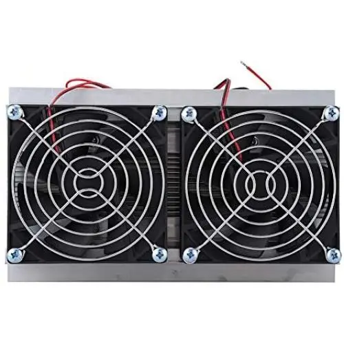 Diyeeni Semiconductor Cooler 140 W Thermoelectric Semiconductor Cooler Refrigeration Cooling Fan Heat Sink System Kit for DIY semiconductor Refrigeration System