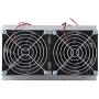 Diyeeni Semiconductor Cooler 140 W Thermoelectric Semiconductor Cooler Refrigeration Cooling Fan Heat Sink System Kit for DIY semiconductor Refrigeration System