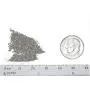 Silver Solder Chip Ultra Tiny Precut Pieces 0.5mm X 1mm X .25mm (Qty=1500)''Medium'' Density Silver Solder Chip Ultra Tiny Precut Pieces 0.5mm X 1mm X .25mm (Qty=1500)''Medium'' Density