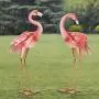 Kircust Flamingo Garden Statues and Sculptures, Metal Birds Yard Art Outdoor Statue, Large Pink Flamingo Lawn Ornaments for Home, Patio, Backyard Decor (2-Pack) Kircust Flamingo Garden Statues and Sculptures, Metal Birds Yard Art Outdoor Statue, Large Pink Flamingo Lawn Ornaments for Home, Patio, Backyard Decor (2-Pack)