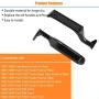 NPAUTO Interior Metal Door Handle Front/Rear Left Driver Right Passenger Side Replacement for 1987-1997 Ford Bronco F150 F250 F350 F53 F59 F800, 77177, 77178