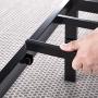 Best Price Mattress 14 Inch Metal Platform Beds w/ Heavy Duty Steel Slat Mattress Foundation (No Box Spring Needed), Black