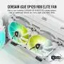 CORSAIR iCUE SP120 RGB Elite Performance 120mm White PWM Single Fan CORSAIR iCUE SP120 RGB Elite Performance 120mm White PWM Single Fan