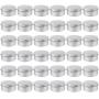 Moretoes 36pcs 4oz Metal Round Tins Aluminum Empty Candle Tins with Screw Lid for Salve, Spices or Candles