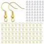 Sailanzi 200pcs Gold Earring Hooks with 200pcs Soft Clear Bullet Earring Backs for DIY Earring Jewelry Making 11782 Sailanzi 200pcs Gold Earring Hooks with 200pcs Soft Clear Bullet Earring Backs for DIY Earring Jewelry Making 11782