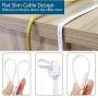 Ethernet Cable 100 ft, Cat6 Flat Internet Cable,Extra Long LAN Network Cable Patch Cord with Clips with Snagless Rj45 Connectors, Silm High Speed Computer Wire, Faster Than Cat5 5e Cables,White