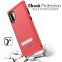 CoverON Metal Kickstand SleekStand Series for Samsung Galaxy Note 10 Plus Case/Note 10 Plus 5G Case - Red