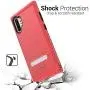 CoverON Metal Kickstand SleekStand Series for Samsung Galaxy Note 10 Plus Case/Note 10 Plus 5G Case - Red