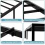 KINGSO Twin Bed Frames with Headboard, 14 Inch Metal Platform Bed Frame with Storage, Heavy Duty Steel Slat and Anti-Slip Support, Easy Quick Lock Assembly, No Box Spring Needed - Twin