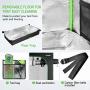 VIVOSUN 2-in-1 48”x36”x72” Mylar Reflective Grow Tent for Indoor Hydroponic Growing System