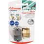 Gilmour 100049168 Metal Heavy Duty Zinc and Brass Male Clamp Coupling, 5/8'' x 3/4''