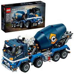LEGO Technic Concrete Mixer Truck 42112 Building Kit, Kids Will Love Bringing the Construction Site to Life with This Cool Concrete Truck Toy Model Set, New 2020 (1,163 Pieces)