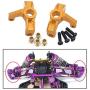 LEIPUPA 1 Pair RC Metal Steering Cup for 1:12 1:14 Wltoys 124018 124019 144001 Model Buggy Trucks Car Spare Parts - Gold