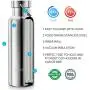 LifeSky Stainless Steel Water Bottle, Double Wall Vacuum Insulated Leak Proof Sports Bottle, Keep Liquid Cold for up to 24 Hours, Wide Mouth LifeSky Stainless Steel Water Bottle, Double Wall Vacuum Insulated Leak Proof Sports Bottle, Keep Liquid Cold for up to 24 Hours, Wide Mouth
