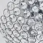 POPILION Modern Design Stainless Steel 2 Light Ceiling Flush Mount Crystal Chandelier Lighting,Crystal Ceiling Light Fixture Suitable for Bedroom, Living Room