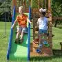 Beach Front All Cedar Wooden Swing Set Beach Front All Cedar Wooden Swing Set