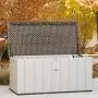 Lifetime 60254 Heavy-Duty Outdoor Storage Deck Box, 150 Gallon, Desert Sand/Brown Lifetime 60254 Heavy-Duty Outdoor Storage Deck Box, 150 Gallon, Desert Sand/Brown