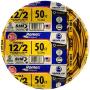 Southwire 28828222 50 12/2 with ground Romex brand SIMpull residential indoor electrical wire type NM-B, Yellow