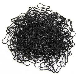 Coolrunner 300pcs 0.8'' Metal Black Gourd Pin/Safety Pins/Steel Wire Pins/Clothing Tag Pins Bulb Pin/Calabash Pin Bead Needle Pins DIY (300)