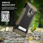 Beyond Cell Trishield Series Compatible with S9+ Case/Military Grade Rugged Cover + [Metal Kickstand] + [ Belt Clip Holster ] Compatible with Samsung Galaxy S9 Plus (2018) - Brown