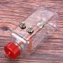 SUNWOW RC Engine Gas Fuel Tank, Remote Control Model Accessory Parts Transparent Plastic Fuel Tank for RC Airplane(300ml(15-26ccFor Aircraft))