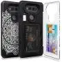 TORU CX PRO Compatible with LG V20 Case - Protective Dual Layer Wallet with Hidden Card Holder + ID Card Slot Hard Cover, Strap & USB Adapter - Dreamcatcher