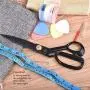 DALARAN Tailor Scissors 10 Inch for Cutting Fabric Stainless Steel Heavy Duty Sewing Scissors for Leather Paper Carft Shears for Home Artists Tailors Chalk Measuring Tape Seam Ripper DALARAN Tailor Scissors 10 Inch for Cutting Fabric Stainless Steel Heavy Duty Sewing Scissors for Leather Paper Carft Shears for Home Artists Tailors Chalk Measuring Tape Seam Ripper