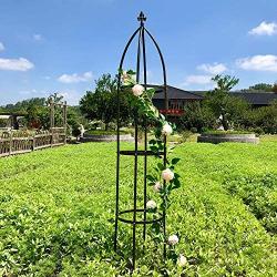 Garden Arch Tredllis for Climbing Plants Rose Thicken Metal Wedding Arches Arbor Ceremony Party Outdoor Floral Decor Bronze